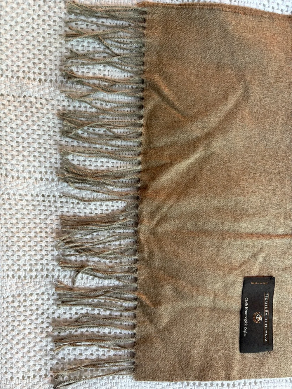 Ermenegildo Zegna TESSITURA DI NOVARA Silk Scarf
